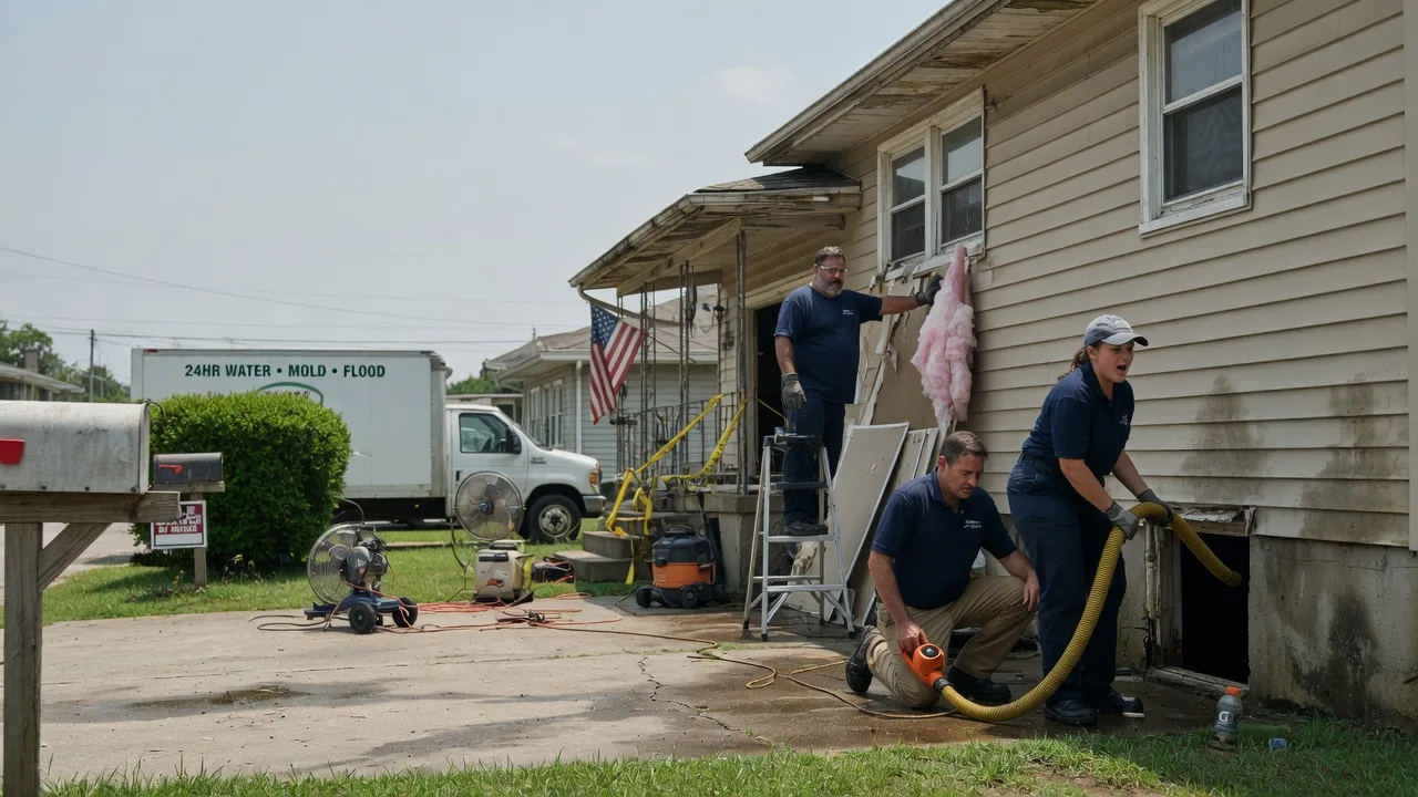 Water Damage Repair in New Llano, LA near me